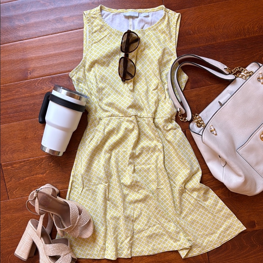 NY & Co • Yellow Sleeveless Dress